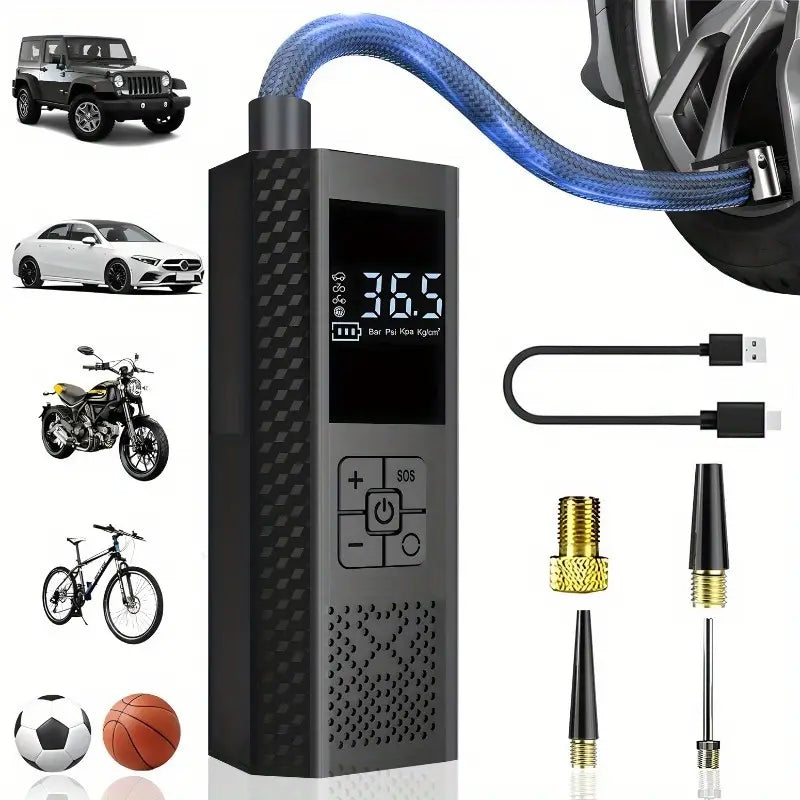 All Purpose & Portable Electronic Tyre Pump