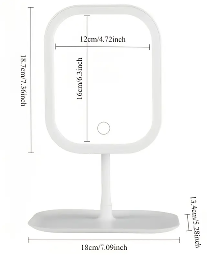 Luxe LED Portable Makeup Mirror