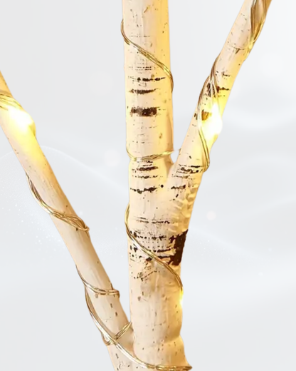 Elegant Illuminated Birch Branch Light