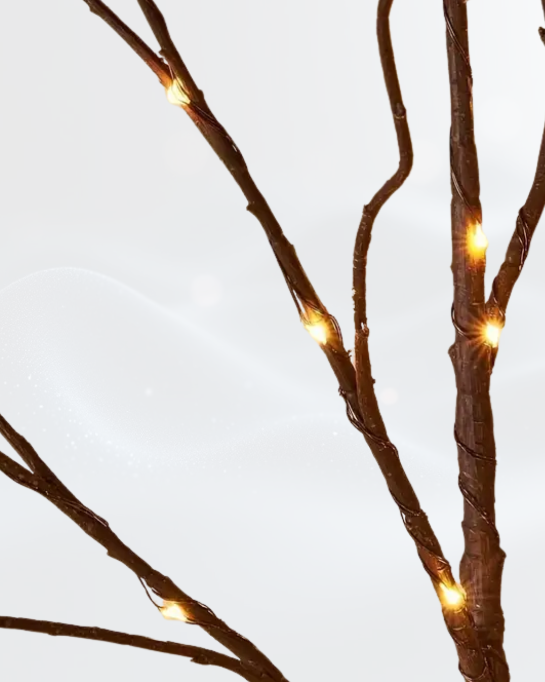 Elegant Illuminated Birch Branch Light